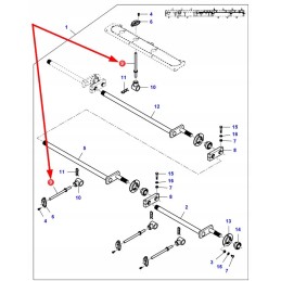 B103033 drum finger diameter 16 x 245 mm