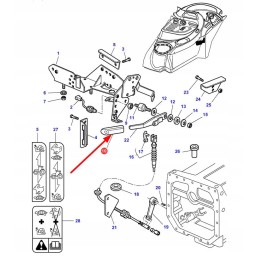 3712976m2 lever handle