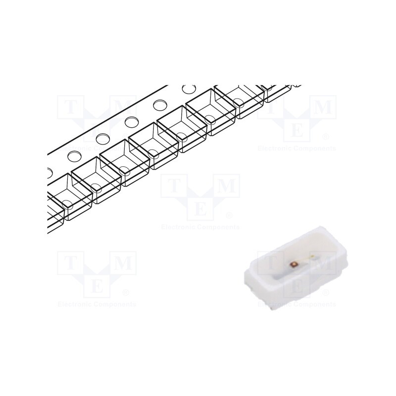 5 pcs x LITEON - LTST-M140KRKT - LED, SMD, 3014, red, 0.24÷0.84lm, 90÷280mcd, 3x1.4x1.2mm, 120°, 20mA