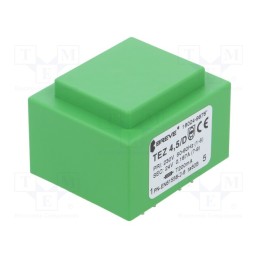 1 pcs x BREVE TUFVASSONS - TEZ4.5/D230/24V - Transformer: encapsulated, 4.5VA, 230VAC, 24V, 188mA, PCB, IP00