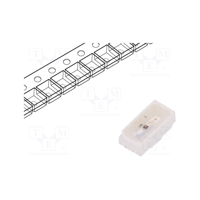 5 pcs x LITEON - LTST-M140KFKT - LED, SMD, 3014, orange, 0.42÷1.35lm, 140÷450mcd, 3x1.4x1.2mm, 120°
