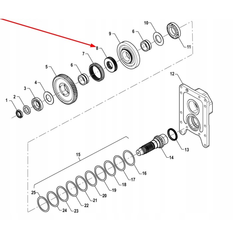 Ft800 37 119 gear bushing
