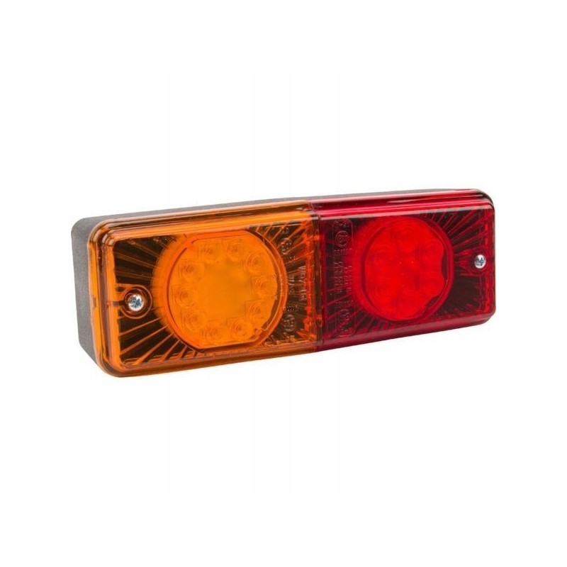 Rectangular combination rear lamp, 5-pin LED 12-24
