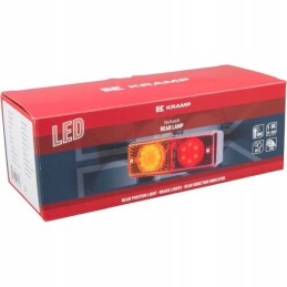 Rectangular combination rear lamp, 5-pin LED 12-24