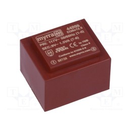 1 pcs x MYRRA - 44098 - Transformer: encapsulated, 1.5VA, 117VAC, 9V, 167mA, PCB