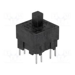 1 pcs x MEC - 15401 - Microswitch TACT, DPST-NO + DPST-NC, Pos: 2, 0.025A/120VDC, THT