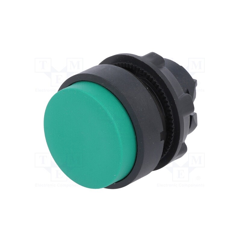 1 pcs x SCHNEIDER ELECTRIC - ZB5AL3 - Switch: push-button, 22mm, Stabl.pos: 1, green, none, IP66, Pos: 2