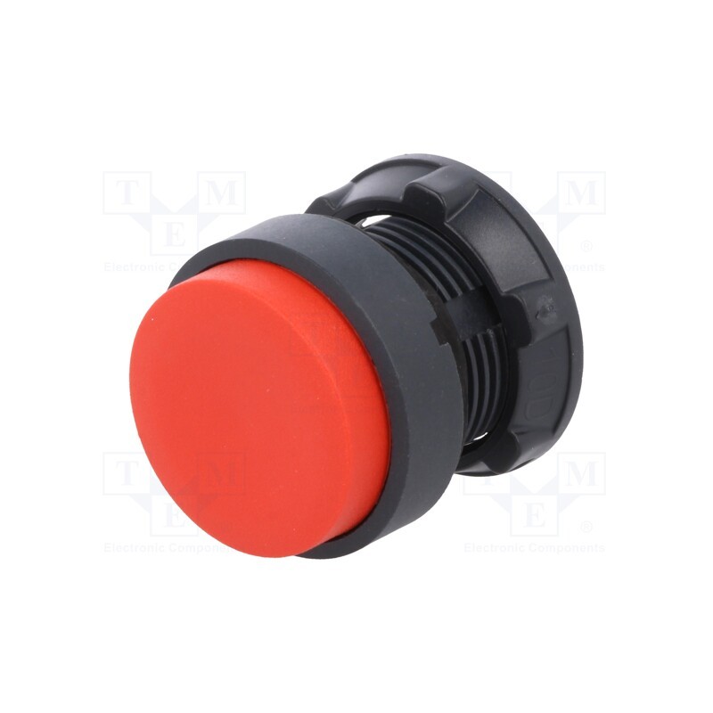 1 pcs x SCHNEIDER ELECTRIC - ZB5AL4 - Switch: push-button, 22mm, Stabl.pos: 1, red, none, IP66, prominent