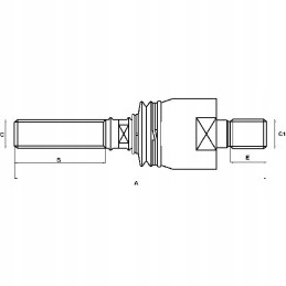 Joint stabilizer john deere al178240 al39320