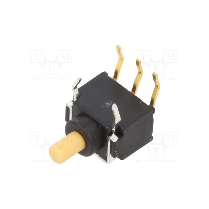 1 pcs x KNITTER-SWITCH - FP 1 F-RA - Switch: push-button, Pos: 2, SPDT, 0.4A/28VDC, (ON)-ON, Body: black