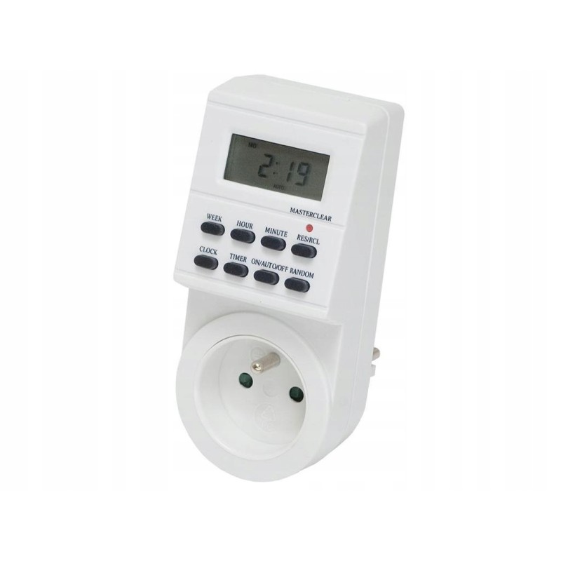 Electronic socket programmer, 7 days, 230v
