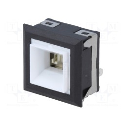 1 pcs x NKK SWITCHES - UB15KKW01N - Switch: push-button, Pos: 2, SPDT, 5A/125VAC, ON-(ON), 200MΩ, UB