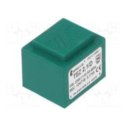1 pcs x BREVE TUFVASSONS - TEZ2.1/D230/12V - Transformer: encapsulated, 2.1VA, 230VAC, 12V, 175mA, PCB, IP00