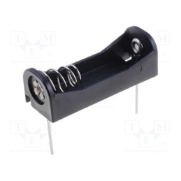 2 pcs x COMF - BH-511-3P - Holder, N,R1, Batt.no: 1, for PCB, black