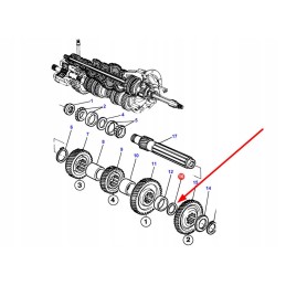 3042846m1 spacer 0 2 mm