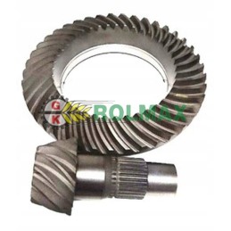 John Deere R129 attack roller with disc wheel