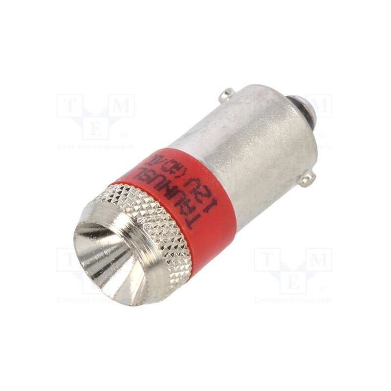 1 pcs x ABB - 1SFA616921R2011 - LED lamp, red, Cap: BA9S, 12VDC