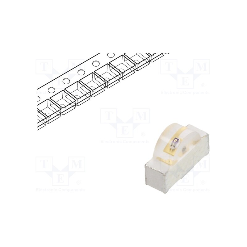 5 pcs x EVERLIGHT - 12-21SURC/S530-A2/TR8 - LED, SMD, 3020, red, 19÷47mcd, 3x1x2mm, 120°, 2÷2.4V, 20mA, λd: 624nm