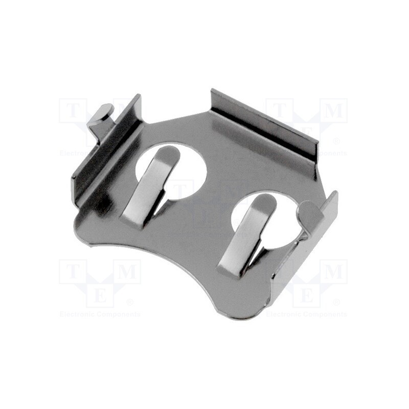 2 pcs x KEYSTONE - 3001 - Clip, BR1220,BR1225,CL1220,CR1216,CR1220, PCB, H: 3mm, Ø: 12mm