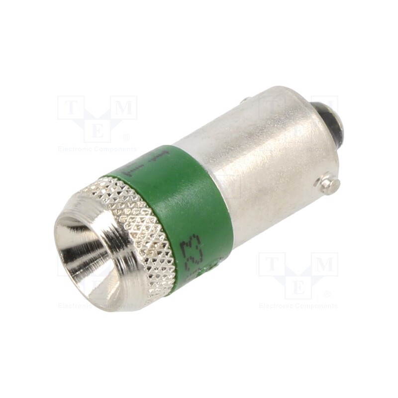 1 pcs x ABB - 1SFA616921R2142 - LED lamp, green, Cap: BA9S, 110VAC, 110VDC