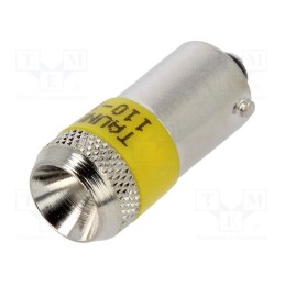 1 pcs x ABB - 1SFA616921R2133 - LED lamp, yellow, Cap: BA9S, 110VAC