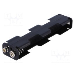 2 pcs x COMF - BH-342-1B - Holder, AA,R6, Batt.no: 4, 6F22 type, black