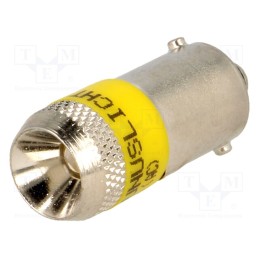 1 pcs x ABB - 1SFA616921R2023 - LED lamp, yellow, Cap: BA9S, 24VAC, 24VDC