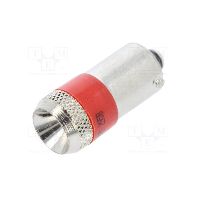 1 pcs x ABB - 1SFA616921R2141 - LED lamp, red, Cap: BA9S, 110VAC, 110VDC
