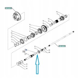 Bushing new holland ford fiat case steyr 5107725 c