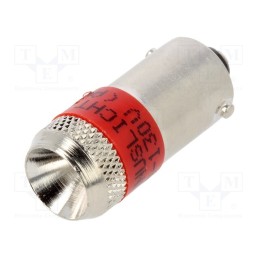 1 pcs x ABB - 1SFA616921R2131 - LED lamp, red, Cap: BA9S, 110VAC