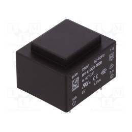 1 pcs x HAHN - BV EI 302 2000 - Transformer: encapsulated, 1.8VA, 230VAC, 6V, 300mA, PCB, BVEI