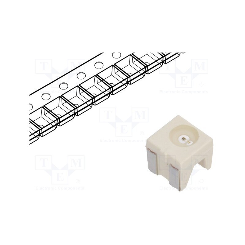 5 pcs x ams OSRAM - LS A67K-J1L2-1 - LED, SMD, 4040, red, 4.5÷18mcd, 3.8x3.8x2.85mm, 120°, 1.7÷2.2V, 2mA