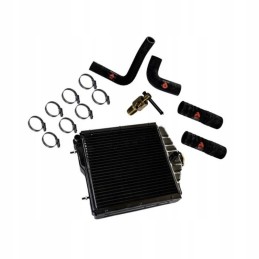 Reinforced radiator with 360 pipes and tap