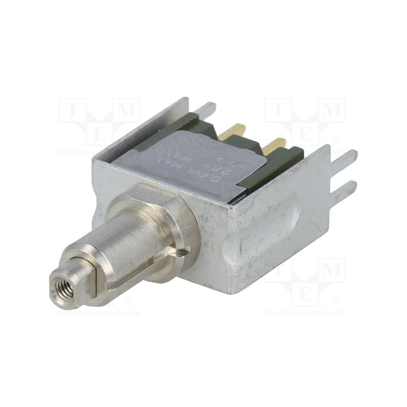 1 pcs x NKK SWITCHES - MB2011SS2G13 - Switch: push-button, Pos: 2, SPDT, 3A/250VAC, 3A/30VDC, ON-(ON)