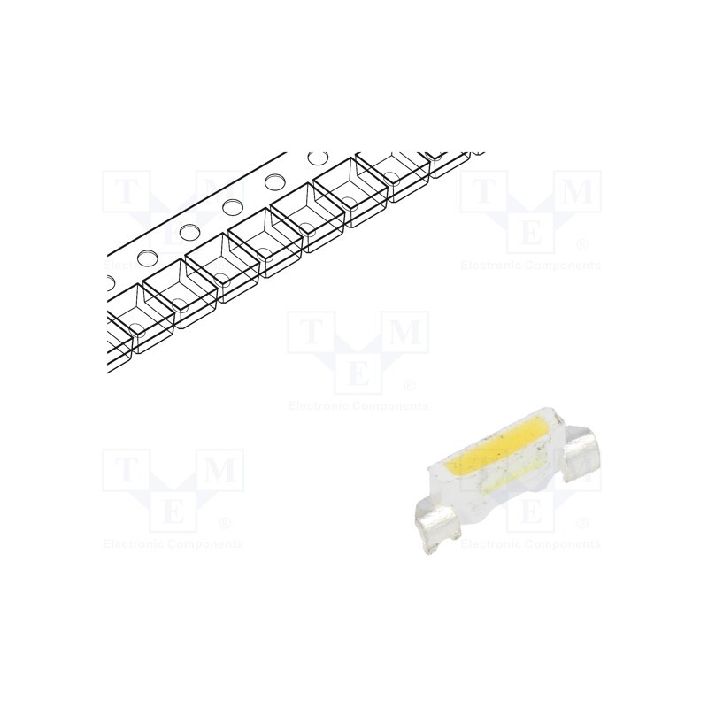 5 pcs x OPTOSUPPLY - OSM44008C1F - LED, SMD, 4008, white warm, 1400÷2000mcd, 2300-2700K, 120°, 20mA