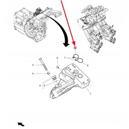394813x1 O-ring for the hydraulic system
