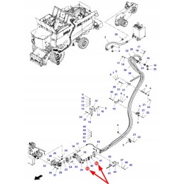 394813x1 O-ring for the hydraulic system