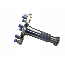 Roll the wheels with 2 studs and nuts C 360 straight