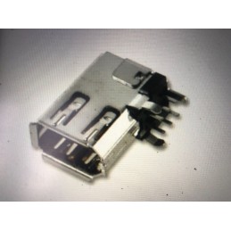 1 PCS Connector, 6 Contacts, Receptacle, Firewire IEEE-1394, Solder, 53460