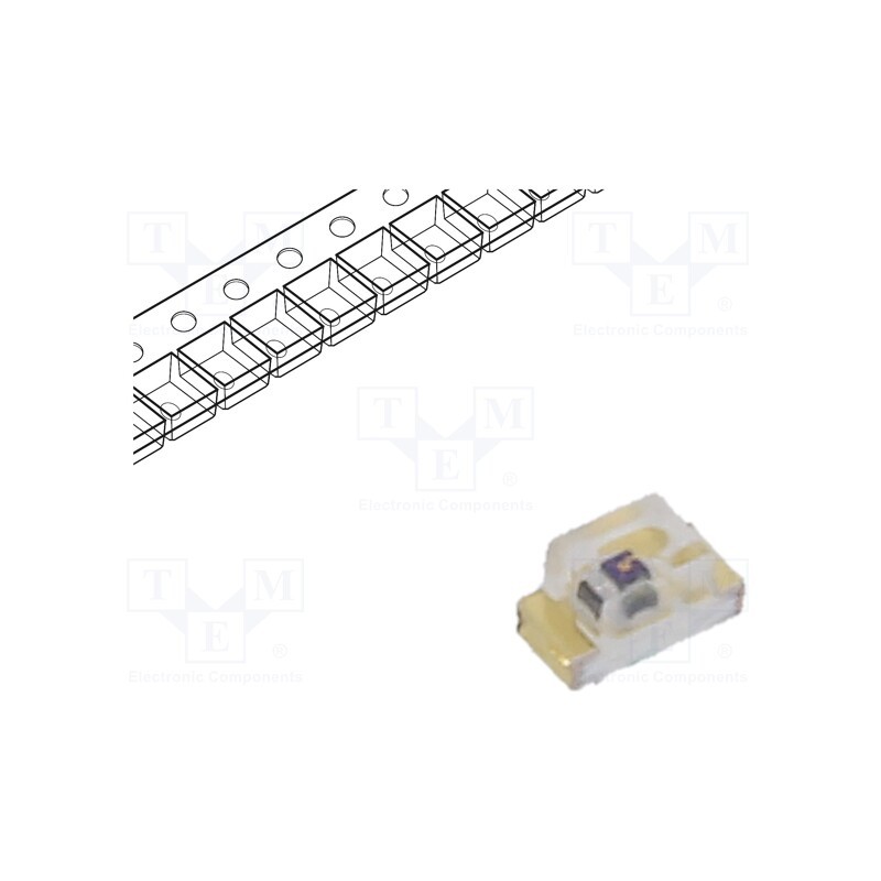 5 pcs x EVERLIGHT - IR19-21C/TR8 - IR transmitter, 1608, transparent, 150°, λp max: 940nm, SMD, 65mA
