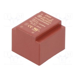 1 pcs x ZETTLER - BV202S15005 - Transformer: encapsulated, 0.5VA, 230VAC, 15V, 33.3mA, PCB
