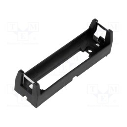 2 pcs x COMF - BHC-18650-1P - Holder, MR18650, Batt.no: 1, for PCB, black