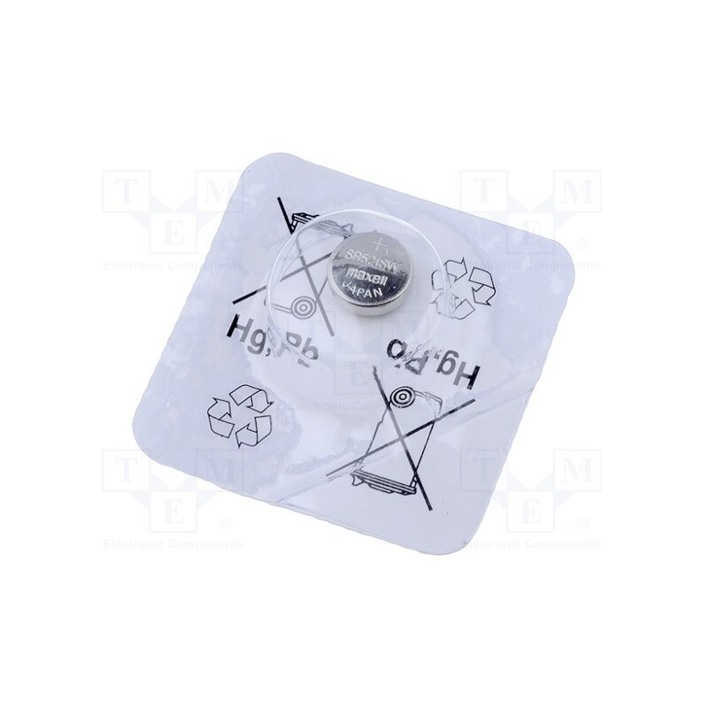 2 pcs x MAXELL - SR521SW MAXELL - Battery: silver, 1.55V, coin,R521,SR63, non-rechargeable, 1pcs.
