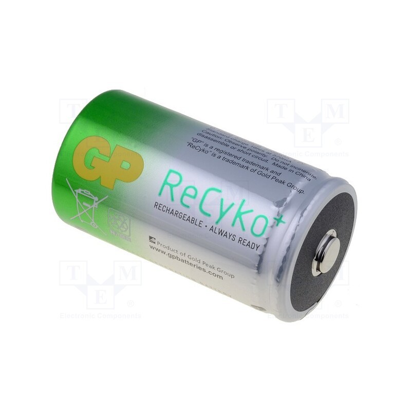 2 pcs x GP - GP570DHCB -AS - Re-battery: Ni-MH, D, 1.2V, 5700mAh, ReCyko, bulk,industrial