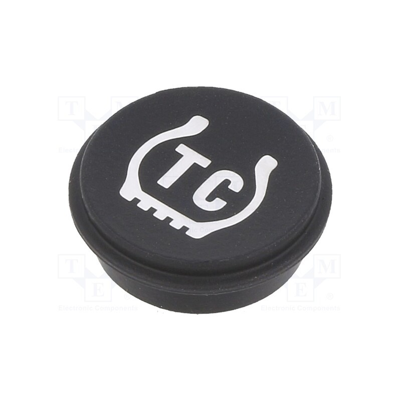 1 pcs x EAO - 09-0S12.2048 - Button, round, Ø21mm, black, 09