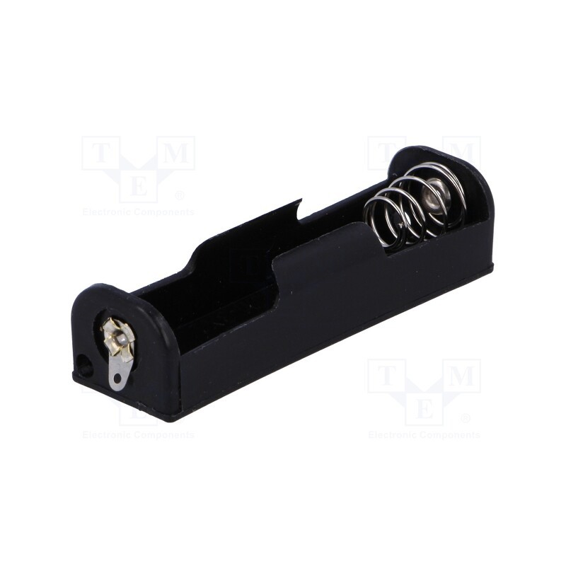 2 pcs x COMF - BH-311-1D - Holder, AA,R6, Batt.no: 1, soldering lugs, black