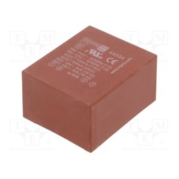 1 pcs x MYRRA - 45034 - Transformer: encapsulated, 10VA, 115VAC,230VAC, 15V, 15V, 333mA