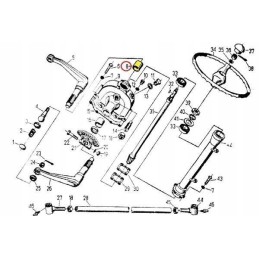 Steering mechanism housing sleeve, narrow c 3