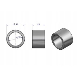 Steering mechanism housing sleeve, narrow c 3