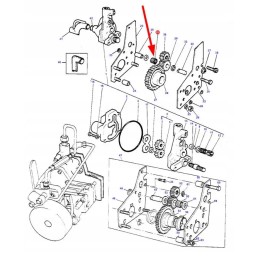 834167m1 pump drive bearing needle